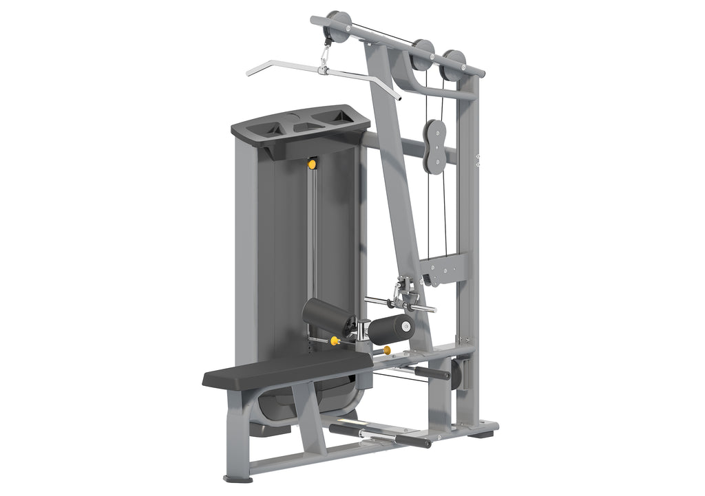 Lat Pull Down / Seated Row Combo -  Vitagym V8 Line - Latzu / Rudern Sitzend Kombination